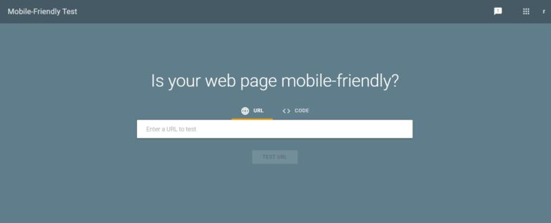 Google's mobile-friendly test tool.