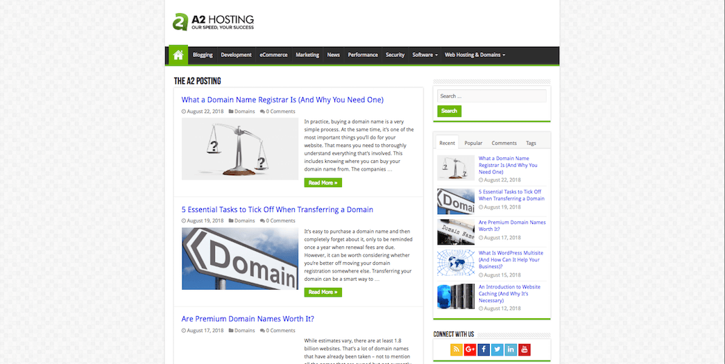 The A2 Hosting blog.