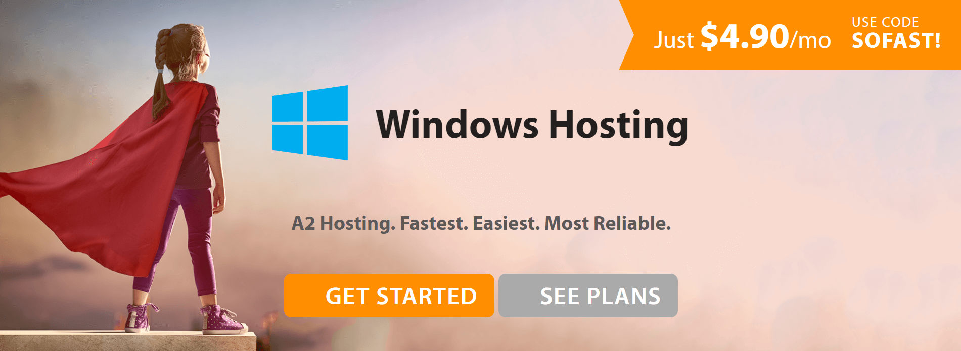 Windows hosting at A2 Hosting.