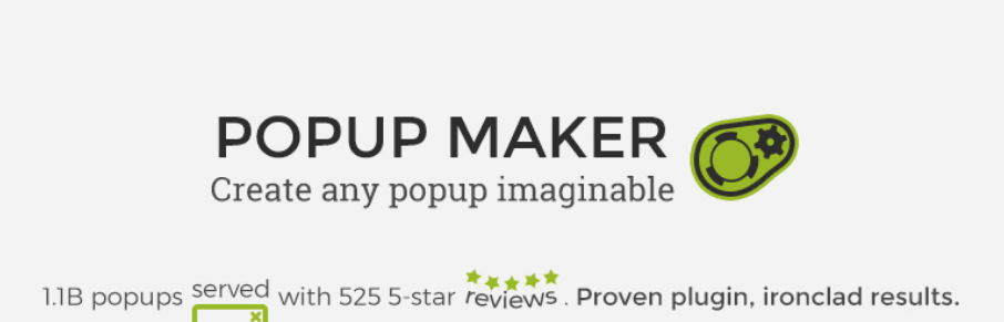 The Popup Maker plugin.