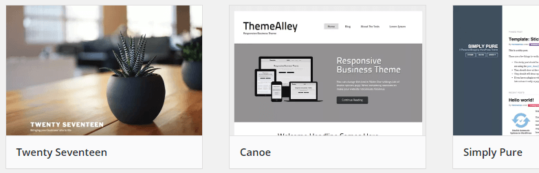 The WordPress theme repository.